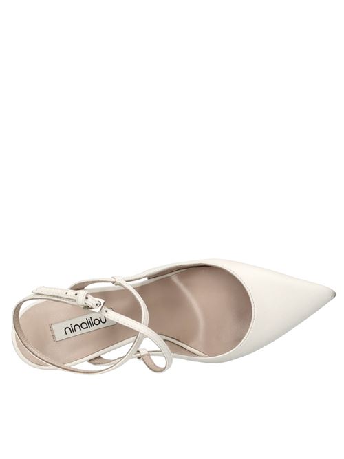 Décolleté slingback in pelle NINALILOU | 321208L9 NAPPABIANCO